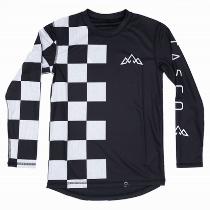 Mullet Reversible Ride Jersey (L/S) - Checkmate (Youth)
