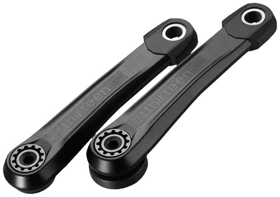 e*thirteen Helix Race Carbon e*spec  Crankset -  165mm DUB 12mm Offset Black
