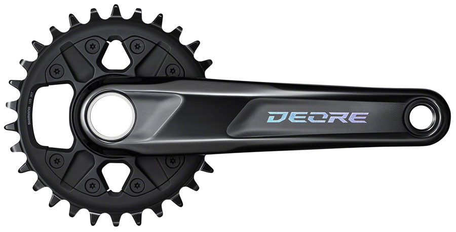 Shimano Deore FC-M6120-1 Crankset - 175mm 12-Speed 32t 55mm Chainline Black