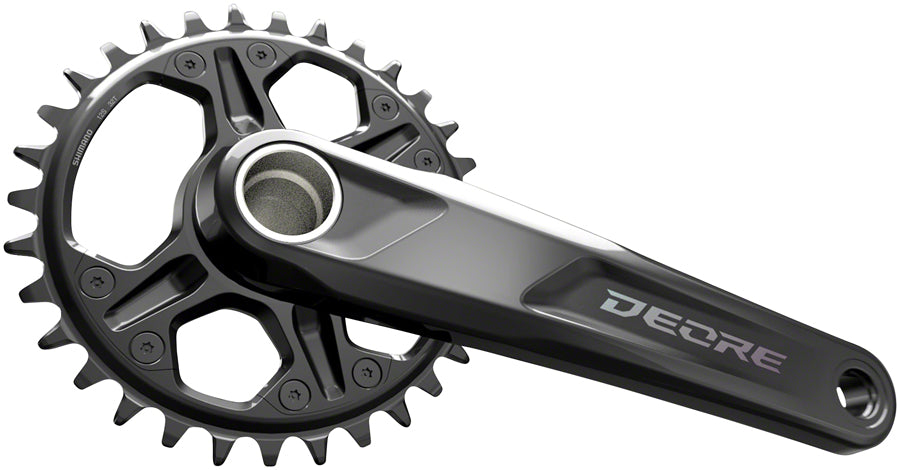 Shimano Deore FC-M6120-1 Crankset - 175mm 12-Speed 32t 55mm Chainline Black