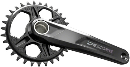 Shimano Deore FC-M6120-1 Crankset - 175mm 12-Speed 32t 55mm Chainline Black