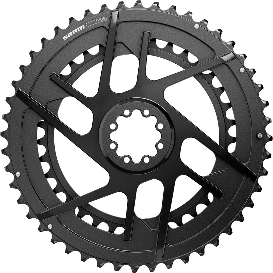 SRAM Rival 2x Chainring Kit - 46/33t 2x12-Speed 8-Bolt Direct Mount Black E1