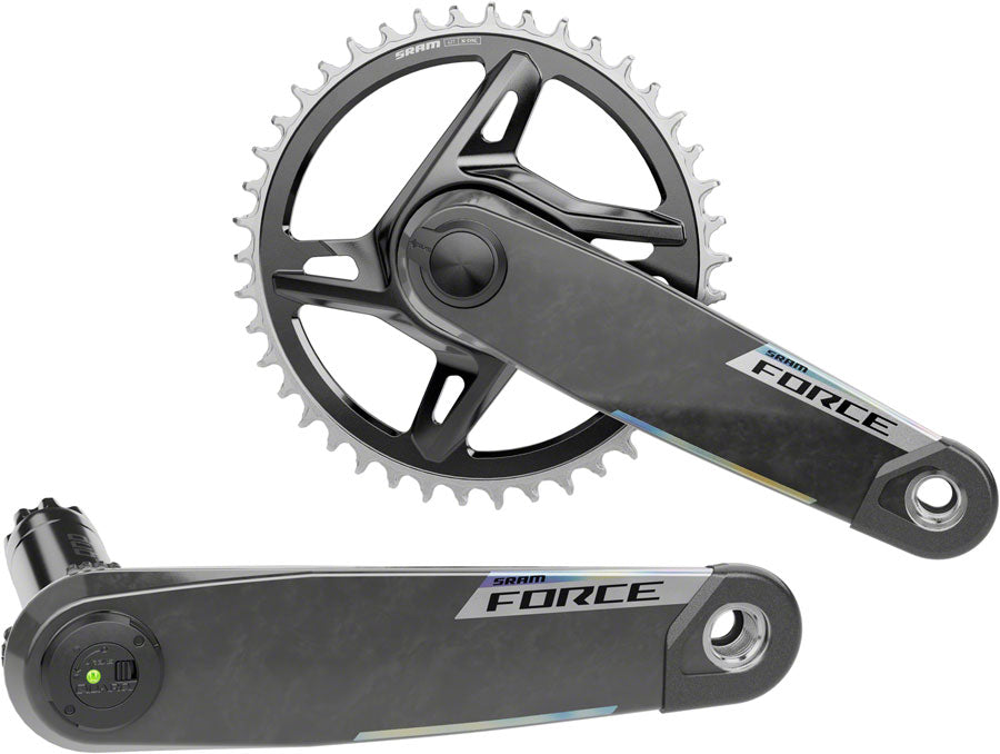 SRAM Force 1x XPLR AXS Power Meter Wide Crankset - 160mm 12/13-Speed 42t 8-Bolt Direct Mount DUB PM Spindle Carbon E1