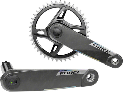 SRAM Force 1x XPLR AXS Power Meter Wide Crankset - 165mm 12/13-Speed 42t 8-Bolt Direct Mount DUB PM Spindle Carbon E1