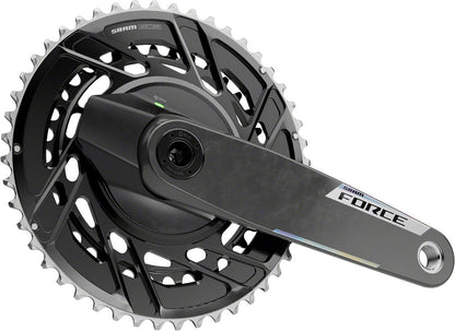 SRAM Force AXS Power Meter Crankset - 160mm 12-Speed 48/35t Thread Mount 8-Bolt PM Spider DUB Spindle Carbon E1