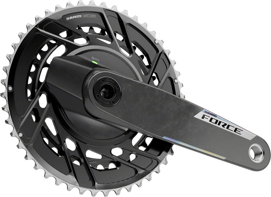 SRAM Force AXS Power Meter Crankset - 170mm 12-Speed 48/35t Thread Mount 8-Bolt PM Spider DUB Spindle Carbon E1