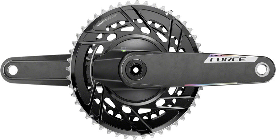 SRAM Force AXS Power Meter Crankset - 175mm 12-Speed 48/35t Thread Mount 8-Bolt PM Spider DUB Spindle Carbon E1