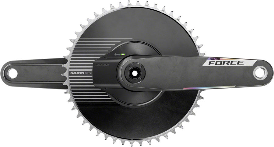 SRAM Force 1 AXS Power Meter Crankset - 165mm 12-Speed 50t Aero PM Chainring 8-Bolt Direct Mount DUB Spindle Carbon E1