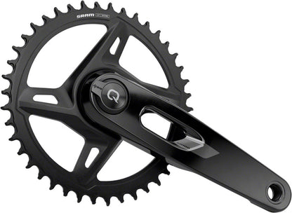 SRAM Rival 1x XPLR AXS Power Meter Wide Crankset - 165mm 12/13-Speed 42t 8-Bolt Direct Mount DUB PM Spindle BLK E1