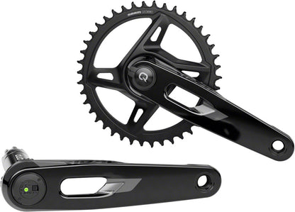 SRAM Rival 1x XPLR AXS Power Meter Wide Crankset - 172.5mm 12/13-Speed 42t 8-Bolt Direct Mount DUB PM Spindle BLK E1