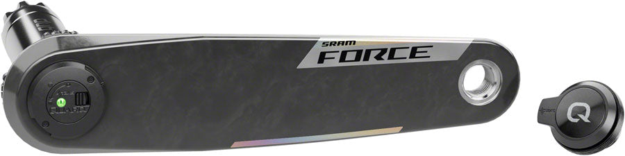 SRAM Force AXS Wide Left Crank Arm Power Meter Spindle Assembly - 170mm 12/13-Speed DUB PM Spindle Carbon E1
