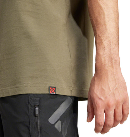 Five Ten Botb T-Shirt - Olive Strata Mens X-Large