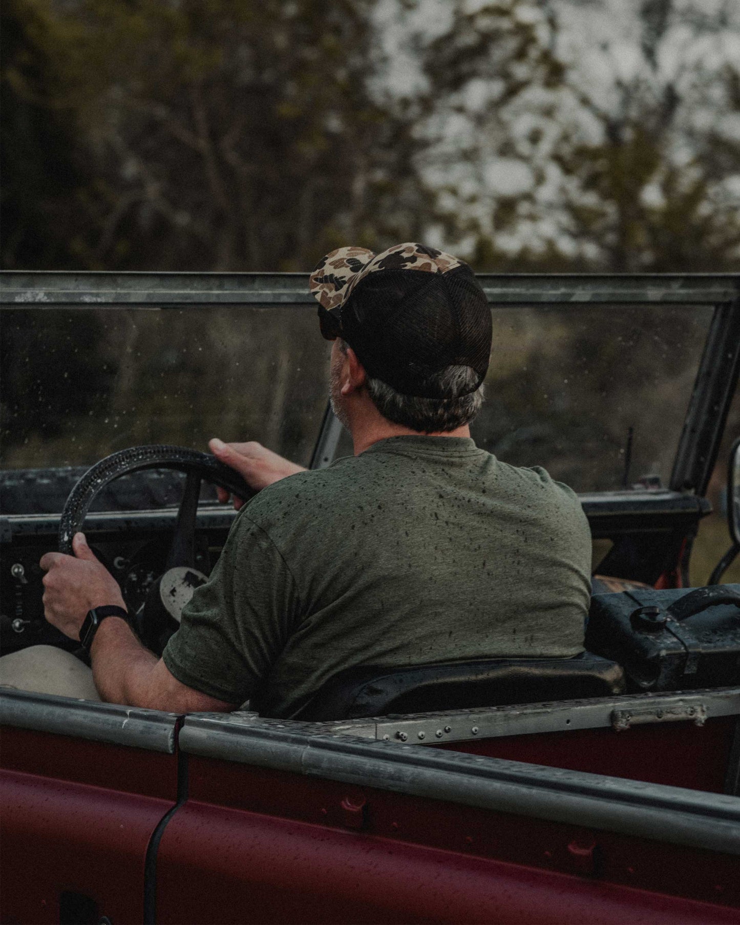 Arthur Snapback Hat in Original Camo