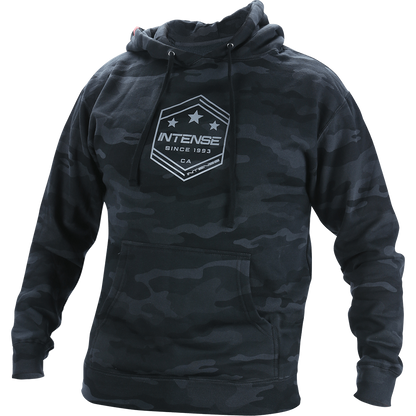 Men's Army Black Camo Pullover Hoodie