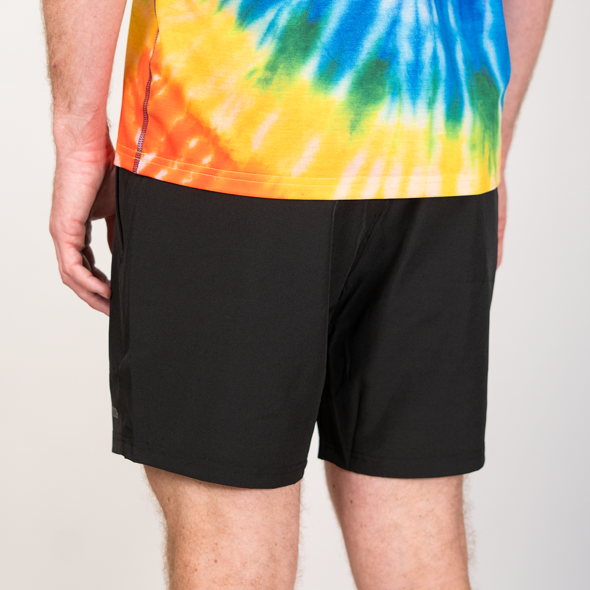 Coastin' Short - Black with Orange