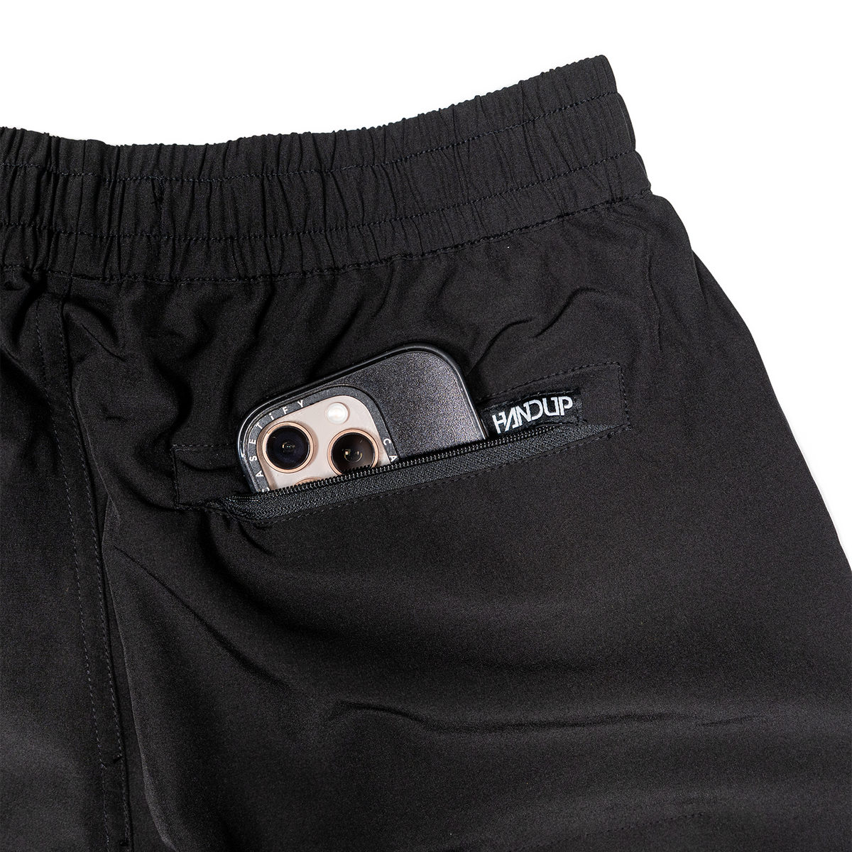 Coastin' Short - Black with Orange