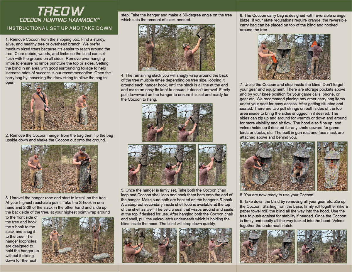 Cocoon Hunting Hammock® by Treow Outdoors®