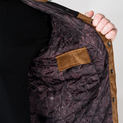 Corduroy Jacket - Brown Black