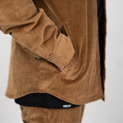 Corduroy Jacket - Brown Black