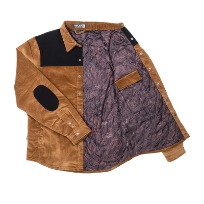 Corduroy Jacket - Brown Black