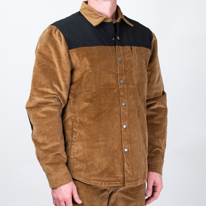 Corduroy Jacket - Brown Black