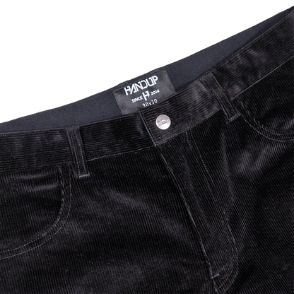 Stretch Corduroy Pants - Black