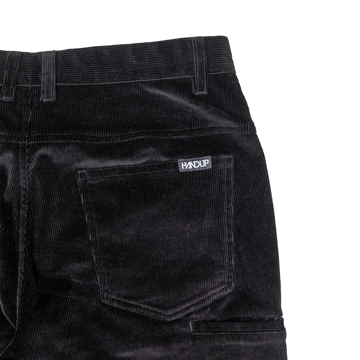 Stretch Corduroy Pants - Black