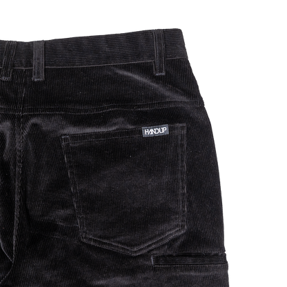 Stretch Corduroy Pants - Black