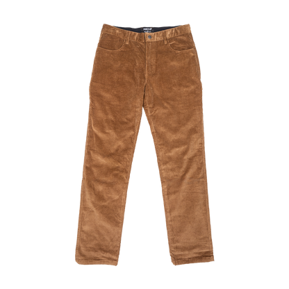 Stretch Corduroy Pants - Golden Brown