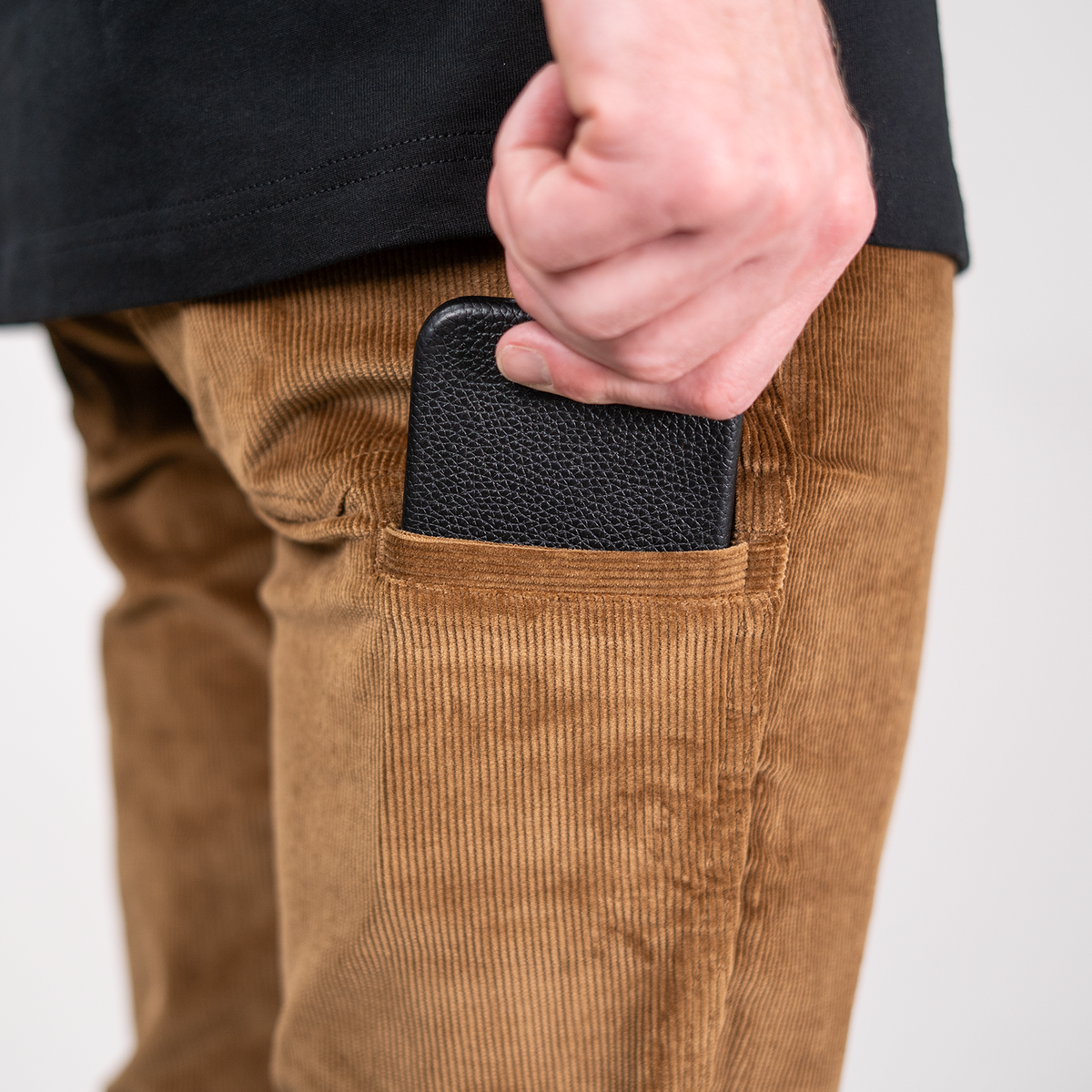 Stretch Corduroy Pants - Golden Brown