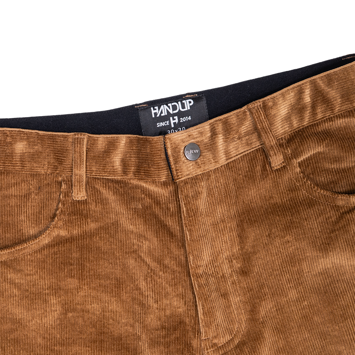 Stretch Corduroy Pants - Golden Brown