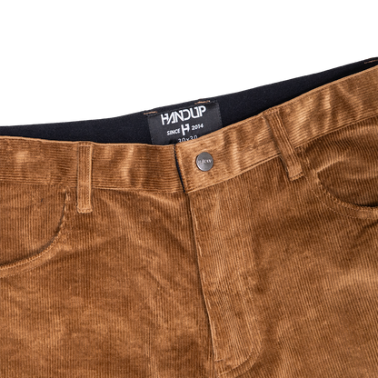 Stretch Corduroy Pants - Golden Brown