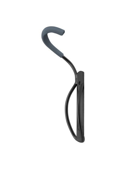 Delta Single Bike Wall Mount Rack with Tire Tray: Holds One Bike Black