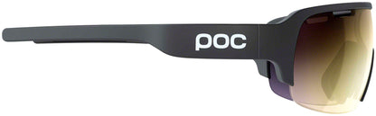 POC Do Half Blade Sunglasses - Uranium Black Violet/Gold-Mirror Lens