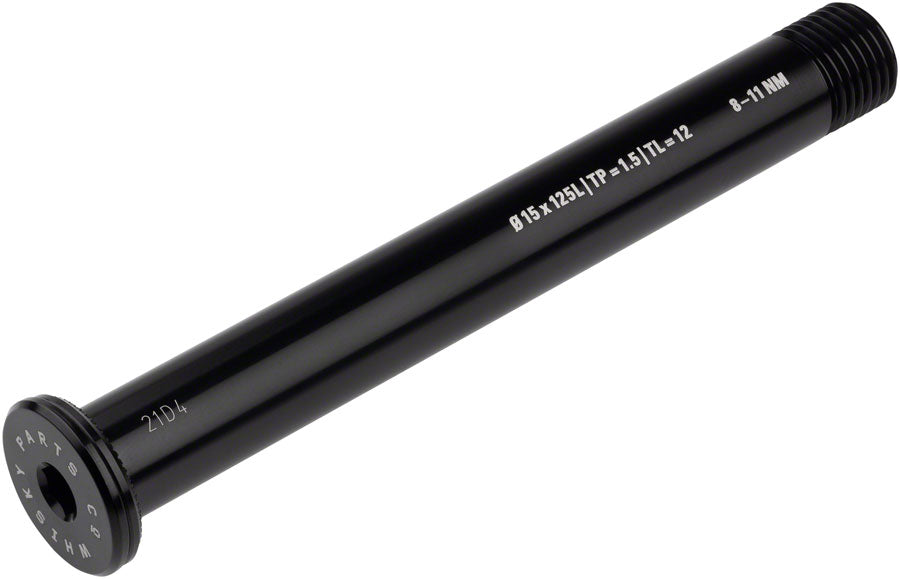 WHISKY No.9 Thru Bolt - 15mm 125mm P1.5 TL12 Black