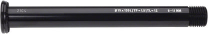 WHISKY No.9 Thru Bolt - 15mm 135mm P1.5 TL12 Black