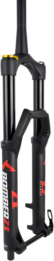 Marzocchi Bomber Z1 Suspension Fork - 27.5" 160 mm 15 x110 mm 44 mm Offset Matte BLK GRIP Sweep Adjust