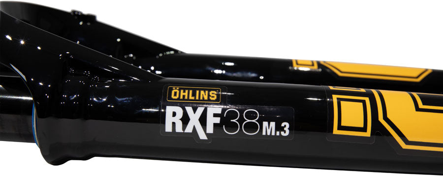 Ohlins RXF38 m.3 Suspension Fork - 29" 170mm 15mm x 110mm 44mm Offset TTX18 Damper Dual Adjust Air Spring Gloss BLK