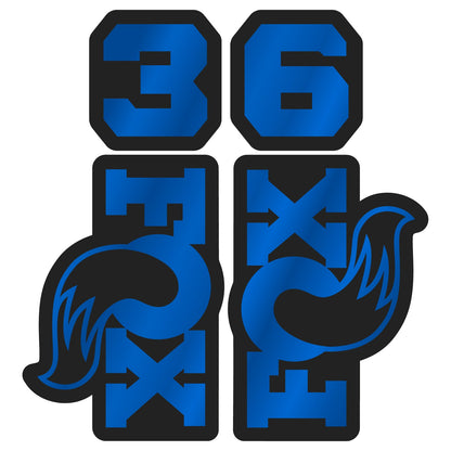 Metallic 2026 Fox 36 Fork Decal