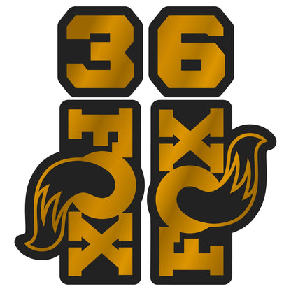 Metallic 2026 Fox 36 Fork Decal