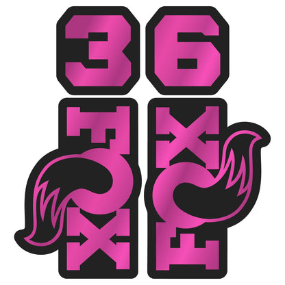 Metallic 2026 Fox 36 Fork Decal