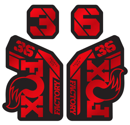 Metallic Fox 36 Factory Fork Decal