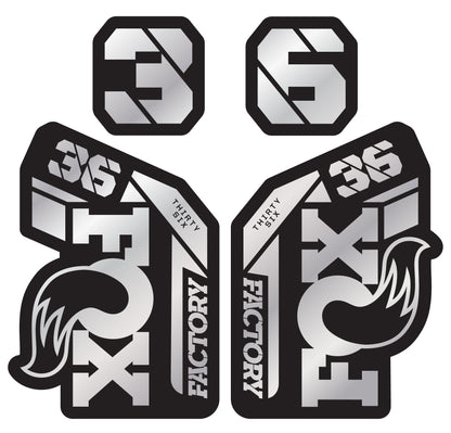 Metallic Fox 36 Factory Fork Decal