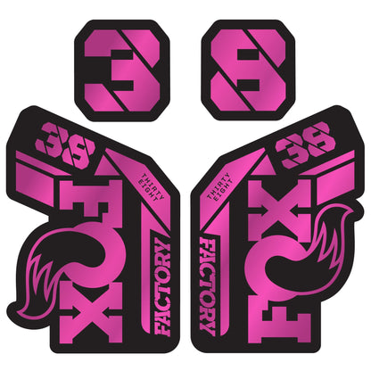 Metallic Fox 38 Factory Fork Decal