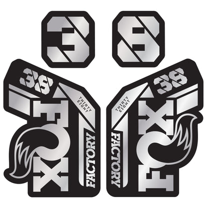 Metallic Fox 38 Factory Fork Decal