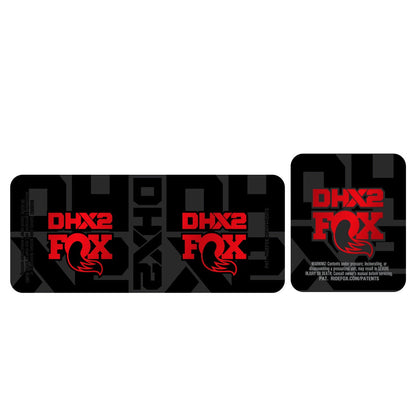 Metallic 2026 Fox DHX2 Shock Decal