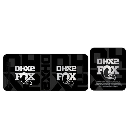 Metallic 2026 Fox DHX2 Shock Decal