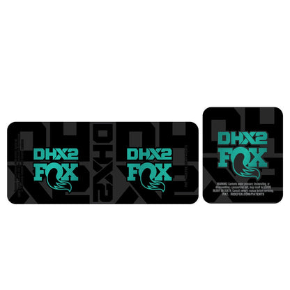 Metallic 2026 Fox DHX2 Shock Decal