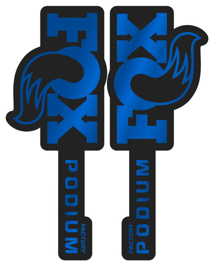 Metallic 2026 Fox Podium Fork Decal