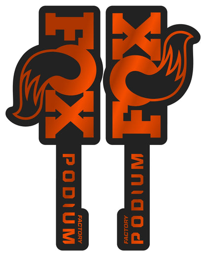 Metallic 2026 Fox Podium Fork Decal